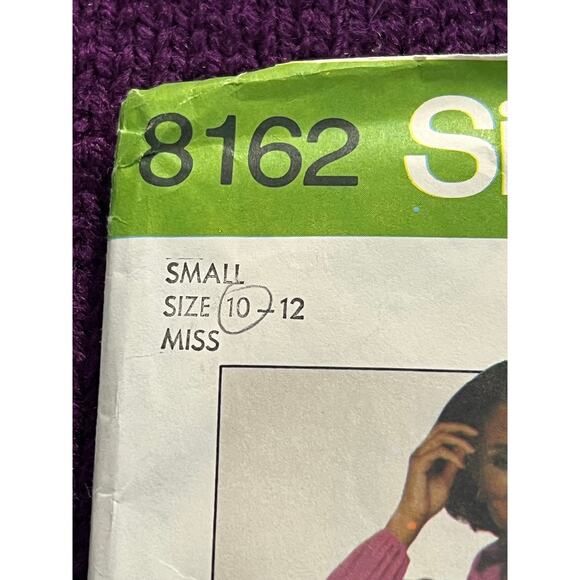 simplicity 8162 Sewing pattern pullover dress midi cowl neck size 10 - Picture 2 of 6